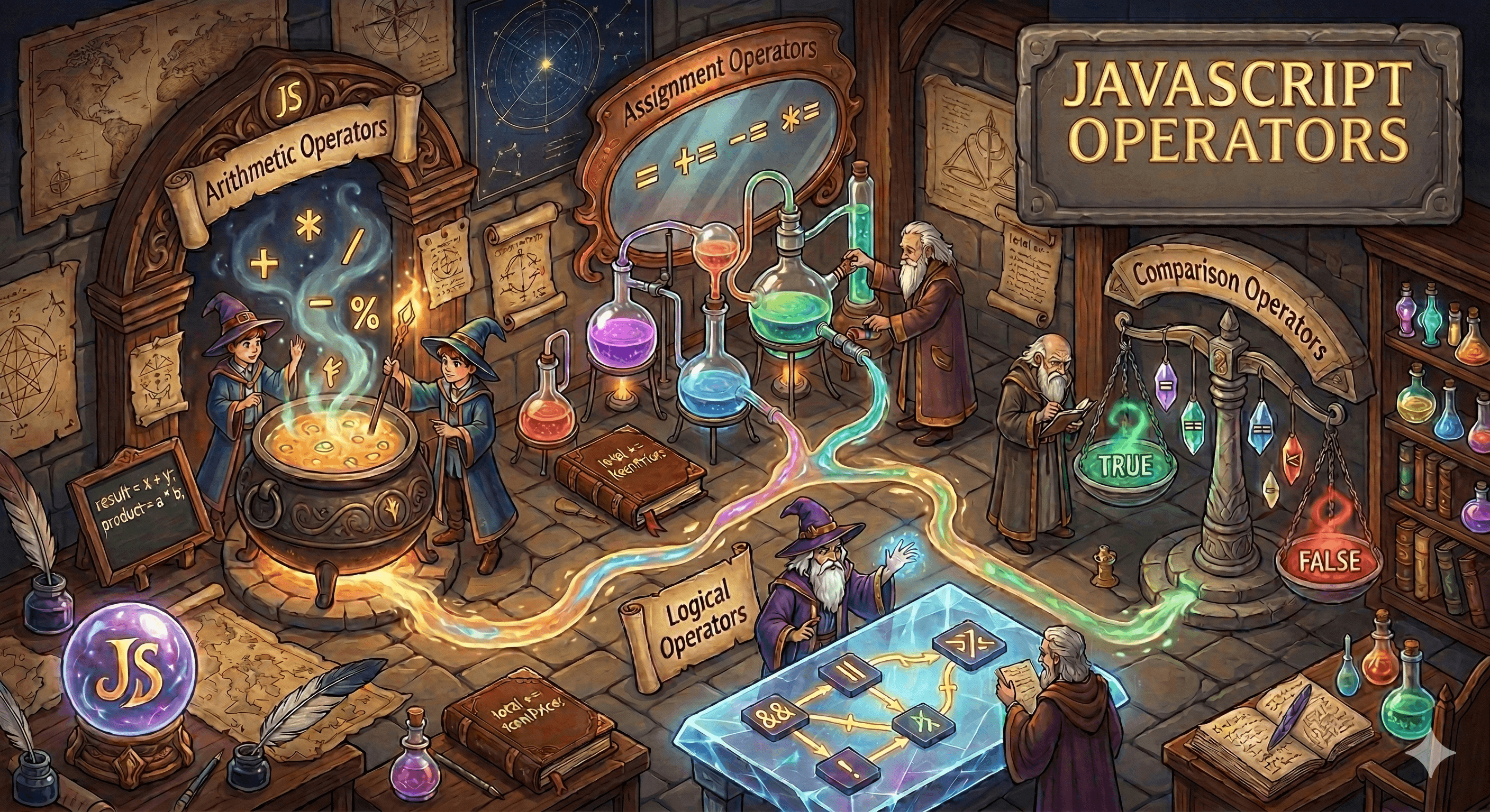 JavaScript Operators: The Building Blocks of Logic