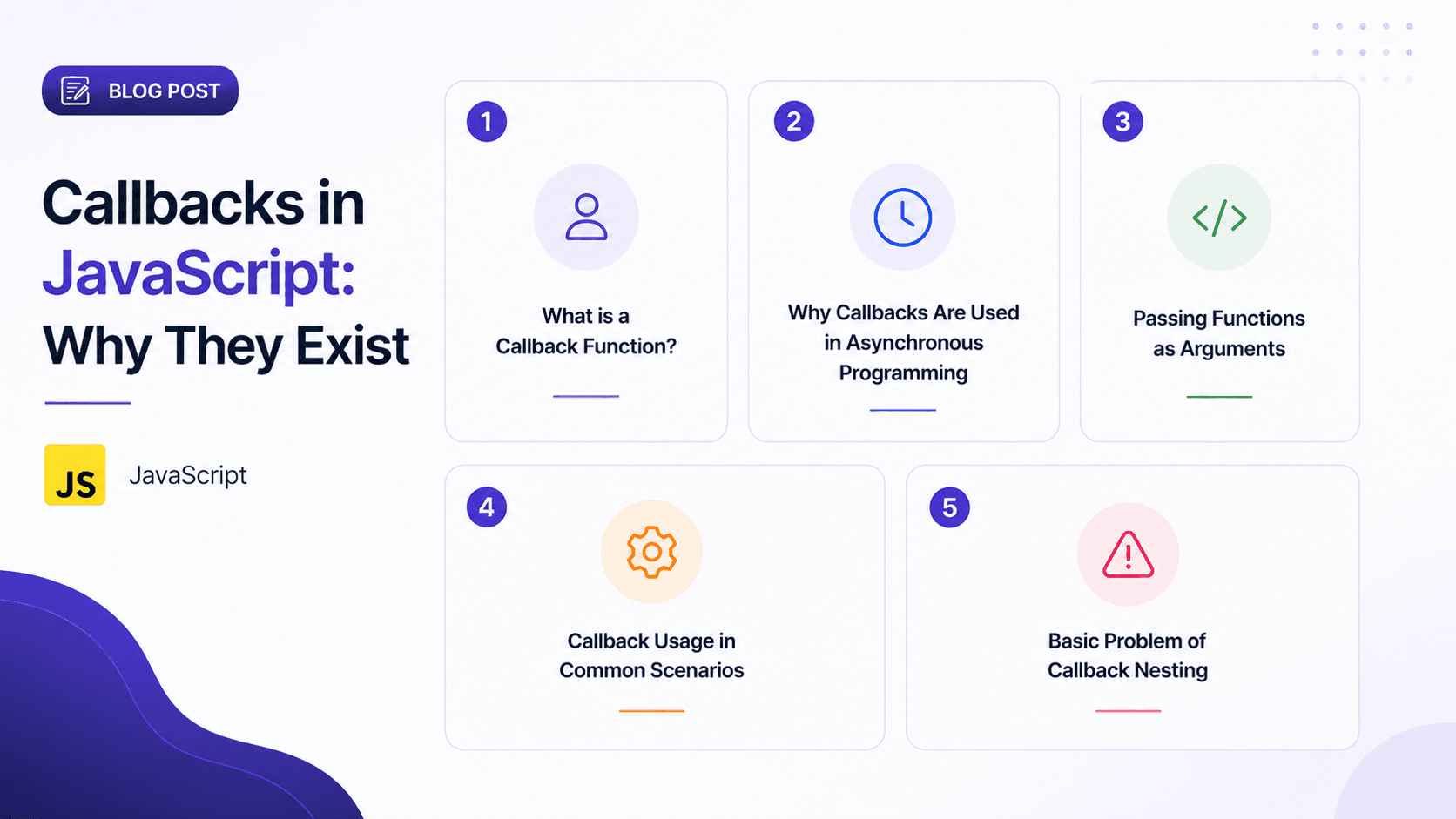 Callbacks in JavaScript: Why They Exist